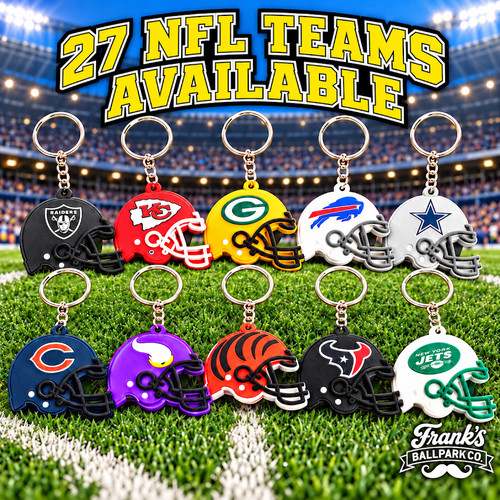 Nfl helmet keychain teams - helmet,